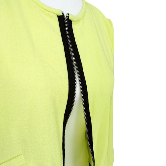 Rachel Roy Neon Yellow Jacket - Size Small - Picture 3 of 3